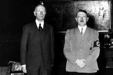 Charles Vane-Tempest-Stewart, 7th Marquess of Londonderry, left, relaxing with friends in 1936.