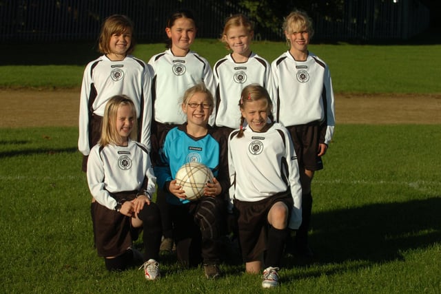 Lumley Ladies under-10s. Recognise any of the team?