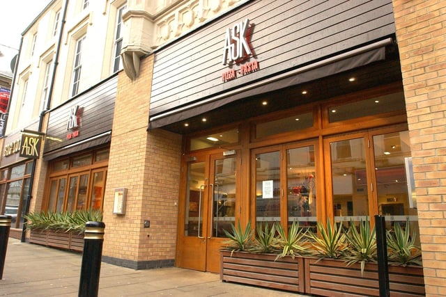 One of the first restaurants to open as part of the then new Limelight complex around the cinema, Ask was short-lived in Sunderland. It was empty for a number of years before other restaurants gave it a try. More recently, it was eat all-you-can-eat pizza place Infinity Pizza but is currently empty.