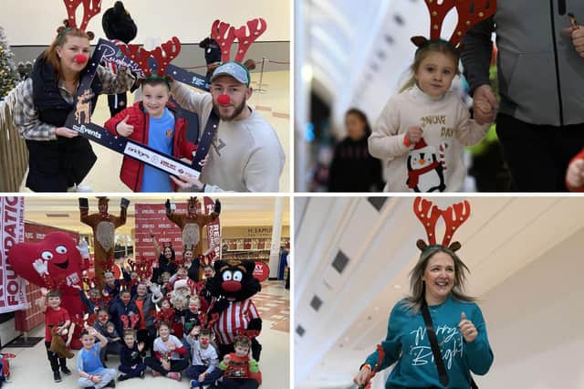 Families from across the city have been taking part in the fourth annual Reindeer Dash.
