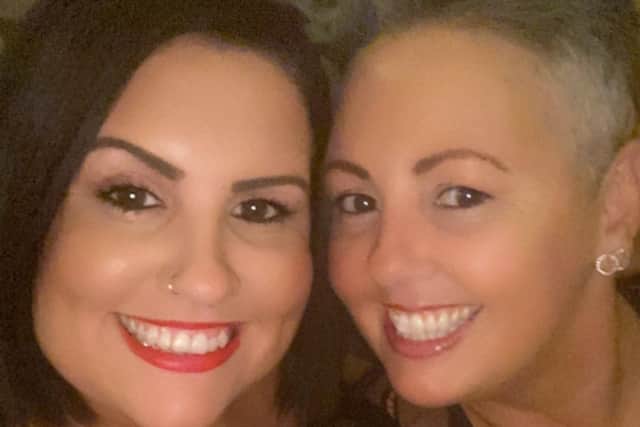 Ann-Marie Sproston, 44, with sister Siobhan Forster, 32.