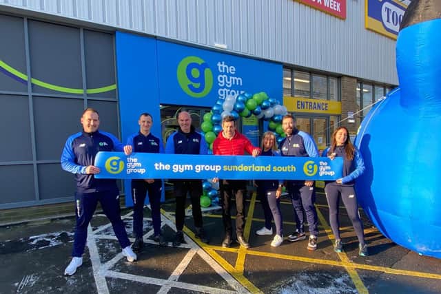 Julio Arca and staff officially open The Gym Group Sunderland