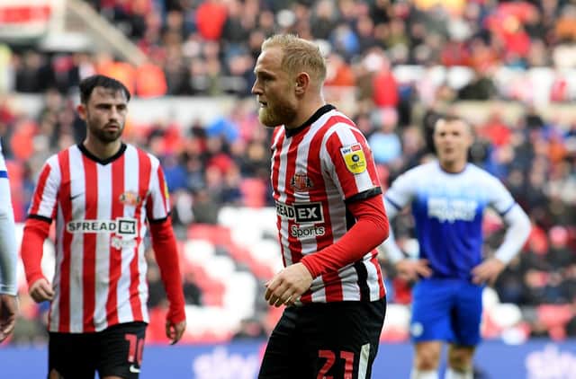 Alex Pritchard playing for Sunderland against Wigan. Picture by FRANK REID