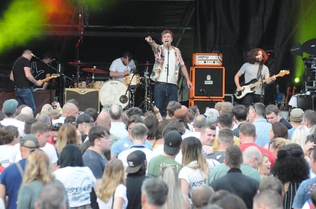 Sunniside Live with Reverend and The Makers after England's victory over Sweden when the festival hosted the fanzone