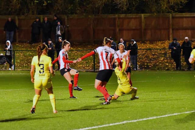 Sunderland Ladies in action. Picture by Chris Fryatt.