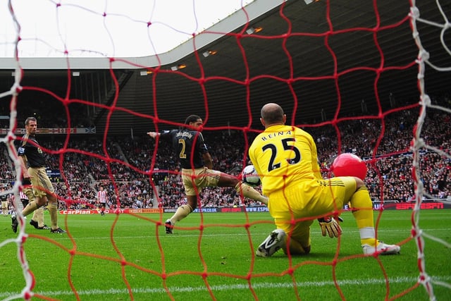 High on everyone's list was Darren Bent's goal against Liverpool. The shot deflected off a beach ball - ironically thrown by Liverpool fans - to bamboozle goalkeeper Pepe Reina. It turned out to be the only goal of the game.