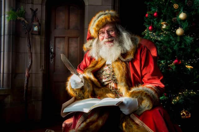 Santa will be at Bamburgh Castle.