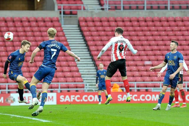 Nathan Broadhead is pushing for a place in Sunderland's starting XI