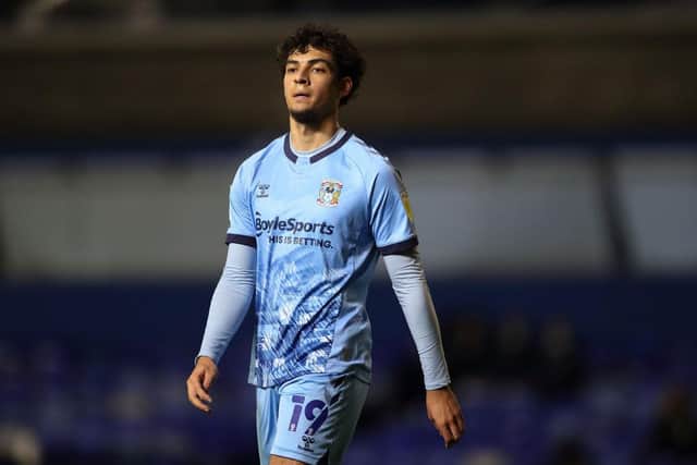 Coventry City striker Tyler Walker