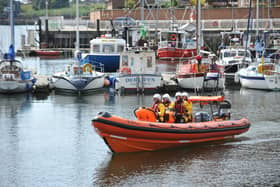 Sunderland RNLI inshore lifeboat'