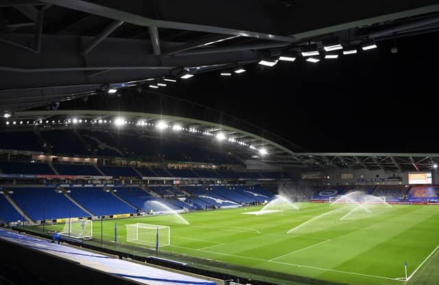 American Express Community Stadium (Photo by NEIL HALL/POOL/AFP via Getty Images)