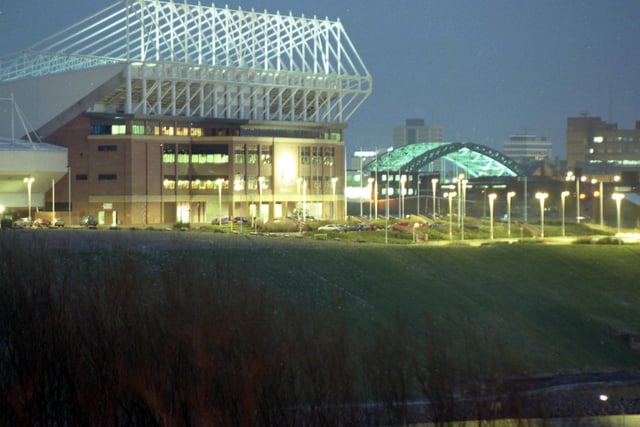 An iconic site floodlit in 2006.