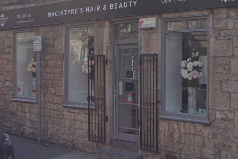 Macintyre's Hair and Beauty is situated on Thistle Street.
