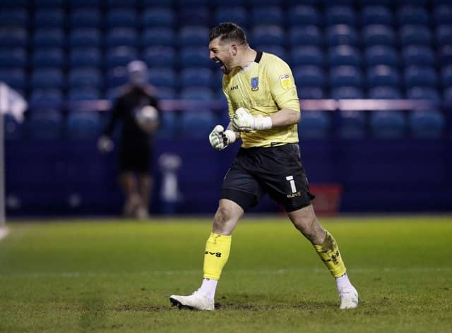 Keiren Westwood playing for Sheffield Wednesday.