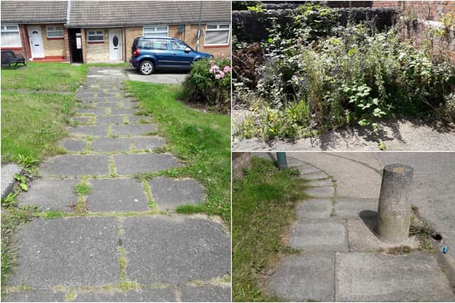 Residents have raised concerns about overgrown weeds in Whitburn.