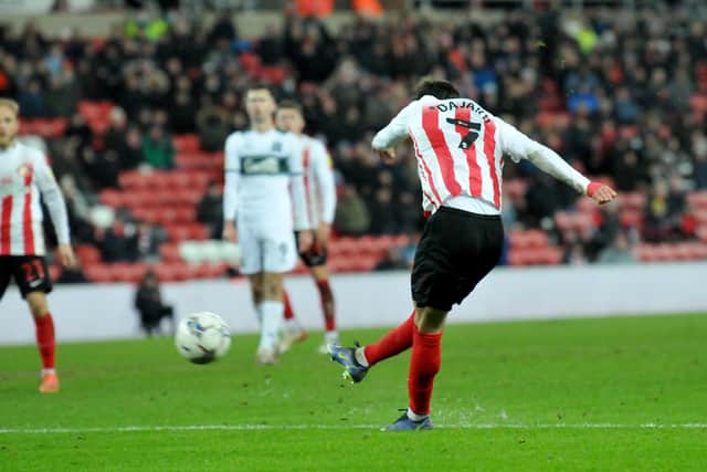 Sunderland winger Leon Dajaku