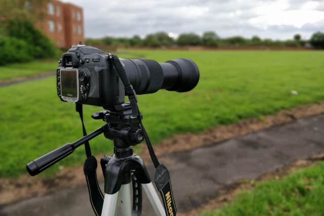 The new £800 telephoto zoom lens will allow officers to capture images of illegal off-road riders from a safe distance.