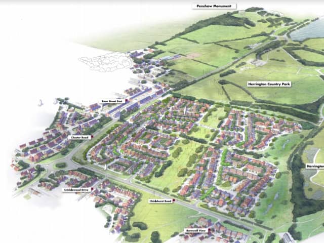 The public are being invited to have their say on proposals to develop around 440 new homes near Penshaw.