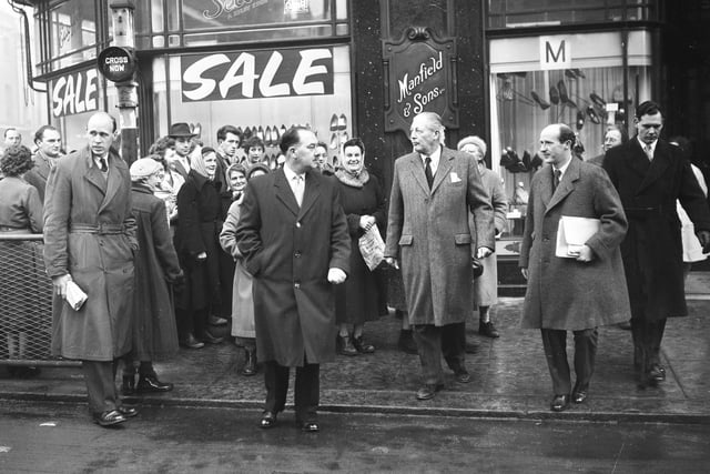 Prime Minister, Harold Macmillan visited Sunderland on a January day in 1959.