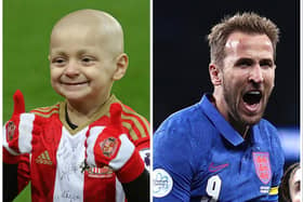 Harry Kane has donated some special prizes to a raffle for The Bradley Lowery Foundation. Getty Images.