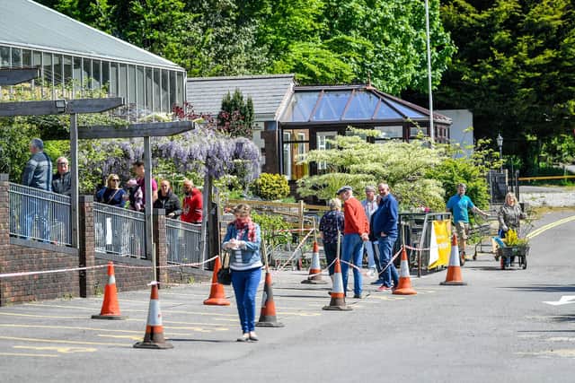 Garden centres will reopen with social distancing measures in place this week. Photo by Ben Birchall/PA Wire.