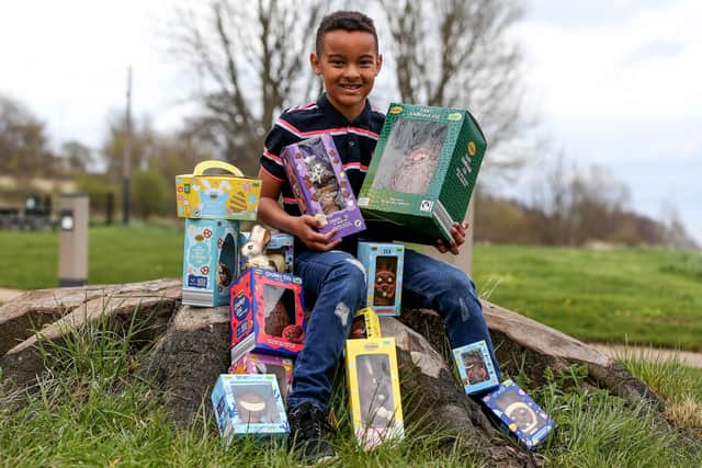 Connor Ewujowoh won a national competition to become one of three "Chief Easter Egg Tasting Officers" for Aldi.
