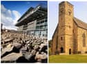 Using your skill and judgement, which of these buildings do you reckon has lasted 1,324 years longer than the other?