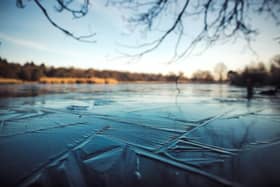 The public have been warned to stay away from frozen bodies of water ahead of the incoming spell of cold weather.