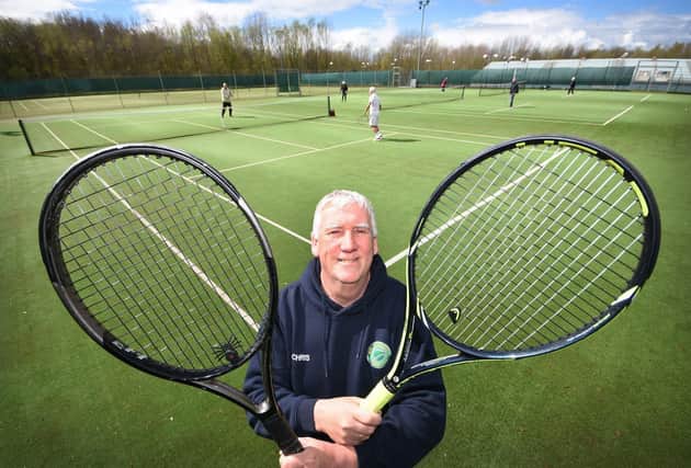 Chris Clark club secretary from Silksworth Tennis Club welcomes everybody to the club's open day to be held on Sunday.