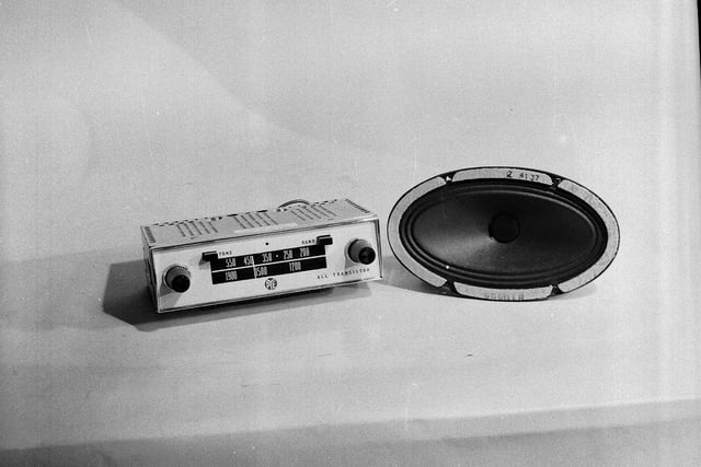 This is what a top-of-the-range car stereo looked like half a century ago.