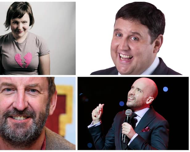 Clockwise from top left: Josie Long, Peter Kay, Tom Allen and Lee Mack are all 'graduates' of the BBC’s annual New Comedy Awards.