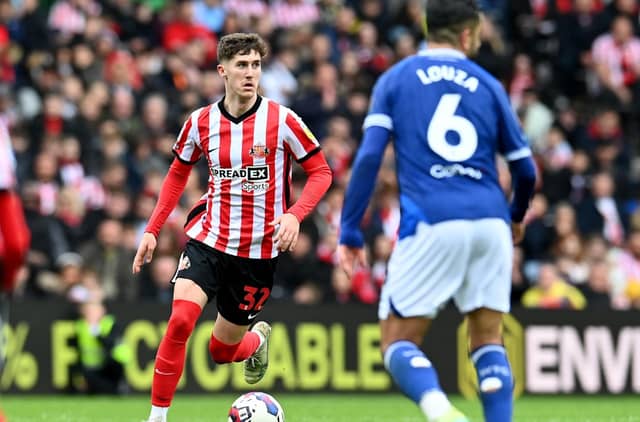 Trai Hume playing for Sunderland.