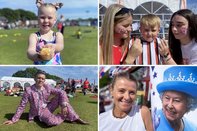 Fun in the sun to celebrate the Queen's Platinum Jubilee at Seaham Park Cricket Club.
