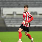 Niall Huggins playing for Sunderland Under-21s.