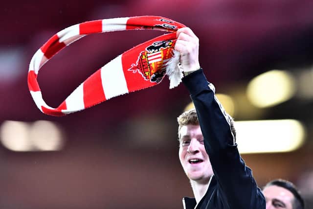 A Sunderland fan pictured.