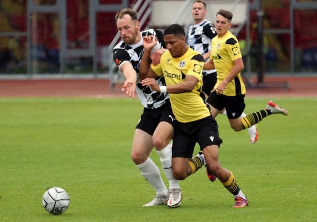 Former Hebburn Town captain Louis Storey has challenged himself to continue his impressive start to life at National League North club Gateshead. Picture by Charles Waugh.