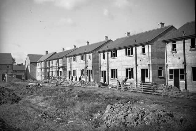 In 1954, Sunderland Corporation planned to build 110 concrete houses on its newest estate, Grindon Village, to combat a brick shortage.