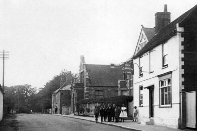 View of Bedhampton looking west in the early years of the last century. The Golden Lion pub is to the right. Picture: Ralph Cousins collection