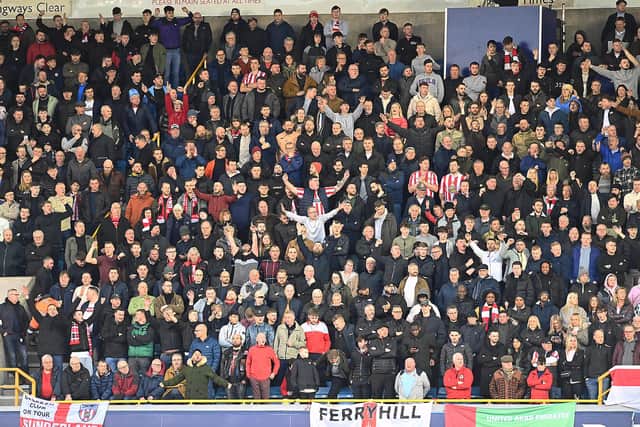 Sunderland fans at Millwall