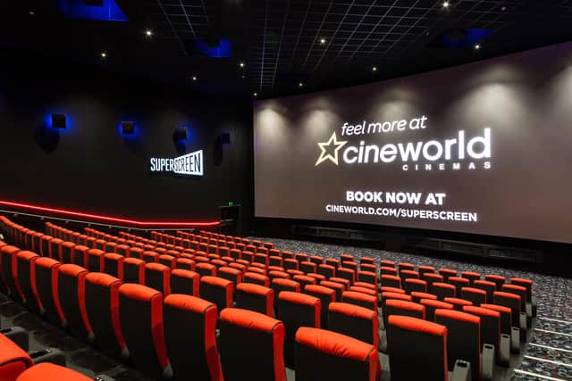The new Superscreen at Cineworld Boldon