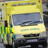 A motorist was rushed to hospital following a collision on the A1(M).