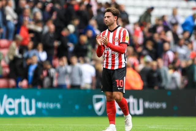 Patrick Roberts playing for Sunderland.