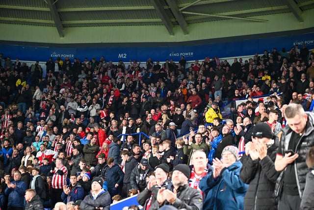 Sunderland were beaten 1-0 by Championship leaders Leicester at the King Power Stadium – with our cameras in attendance to capture the action. Photos courtesy of Chris Fryatt.