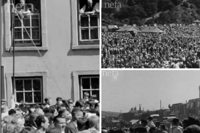 The Durham Miners Gala in 1954. Photos: North East Film Archive.