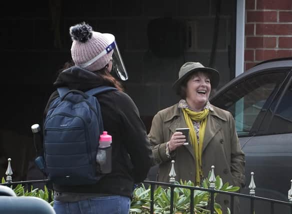Actress Brenda Blethyn playing DCI Vera Stanhope during filming for the ITV series Vera in Tynemouth. Picture by Owen Humphreys/PA