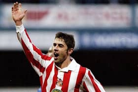 Sunderland's Kevin Phillips scored a memorable goal away to Queens Park Rangers in 1999. Mandatory Credit: Phil Cole /Allsport.
