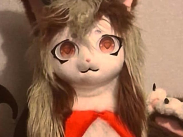 Lillibeth Day, aged ten, dresses up as the Cat in the Hat.