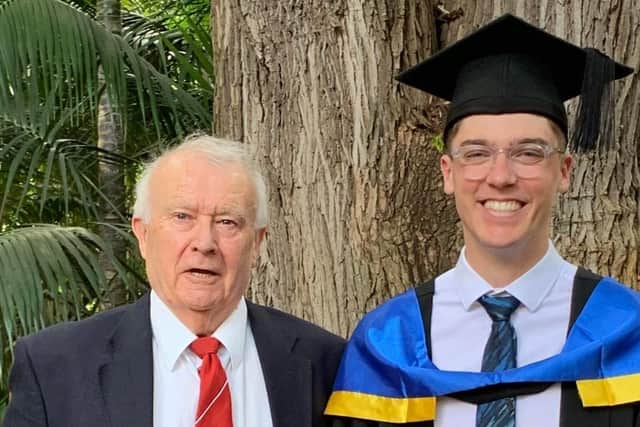 Sandy Phillips shared a proud moment when his grandson graduated from Western Australia.
