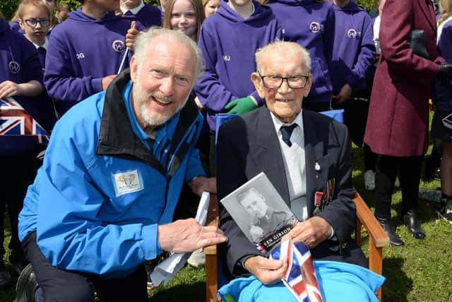 Charity Boss Brian Burnie at Len’s 101st Birthday celebrations, Herrington Country Park. Picture by North News.