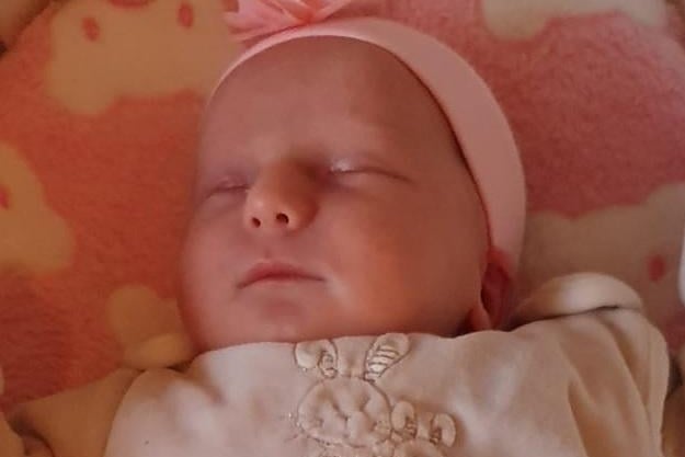Sara Blake said: "My daughter Darcie Sofia born 26.02.21 at 12.02pm weighing 7.09.  I'm a lockdown Mum celebrating my 1first Mother's Day with her. I also have a son who's 11 called Blake Ryan."